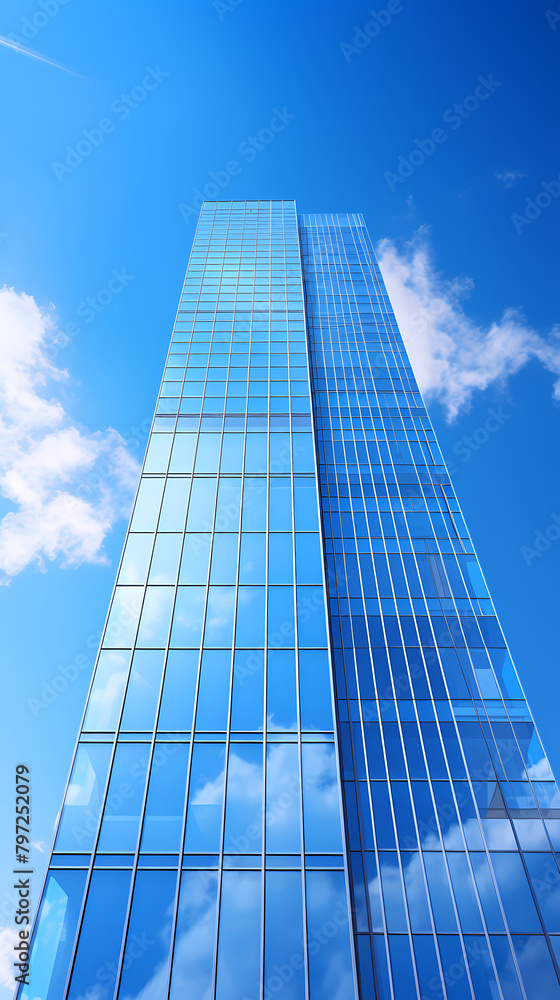 Commercial office building exterior, architectural photography Commercial office building exterior, architectural photography