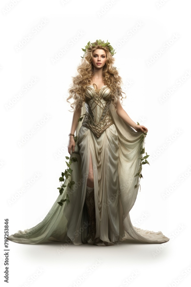 Elf princess royalty fashion dress adult.