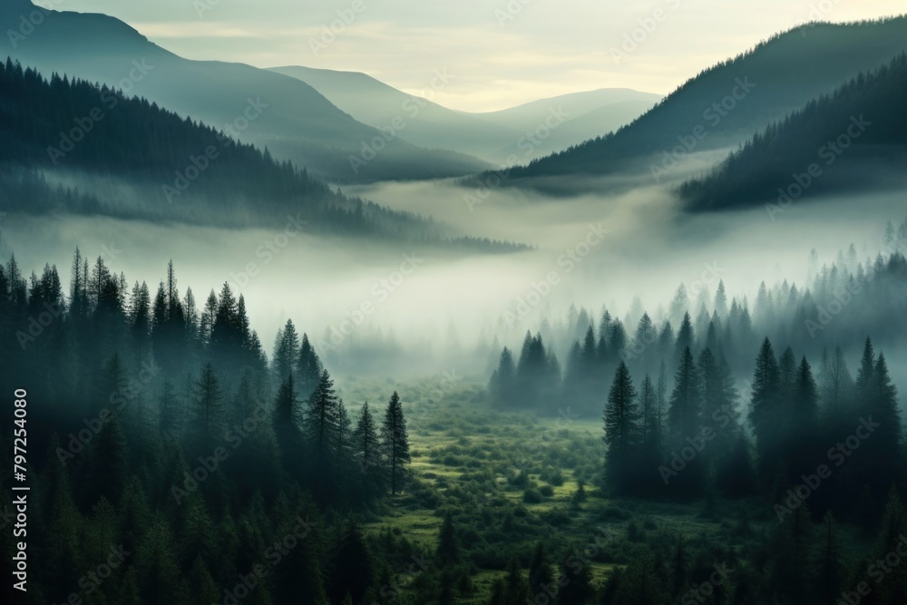 Nature forest fog wilderness. Nature forest fog wilderness.