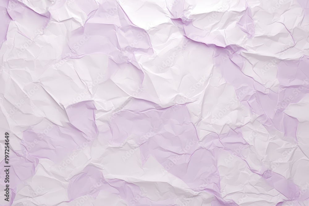 Fototapeta premium Crumpled purple paper texture background