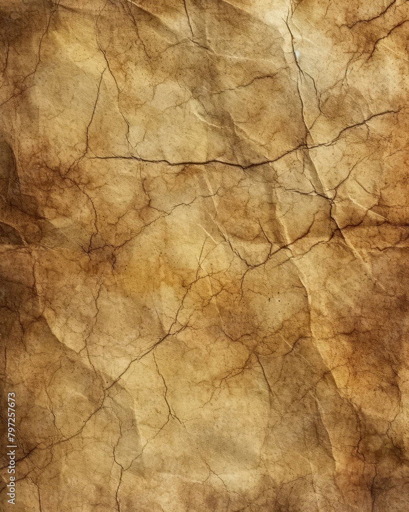 Vintage textured paper background with cracks and creases