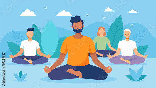 Despite initial hesitation the men in the class are soon fully engaged in the peaceful flow of restorative yoga finding solace in the tranquility of.