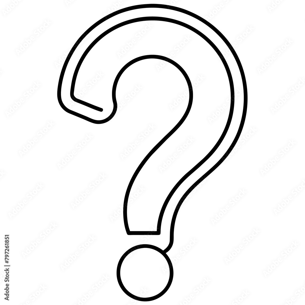 Question mark icon symbol (9) Question mark icon symbol (9)