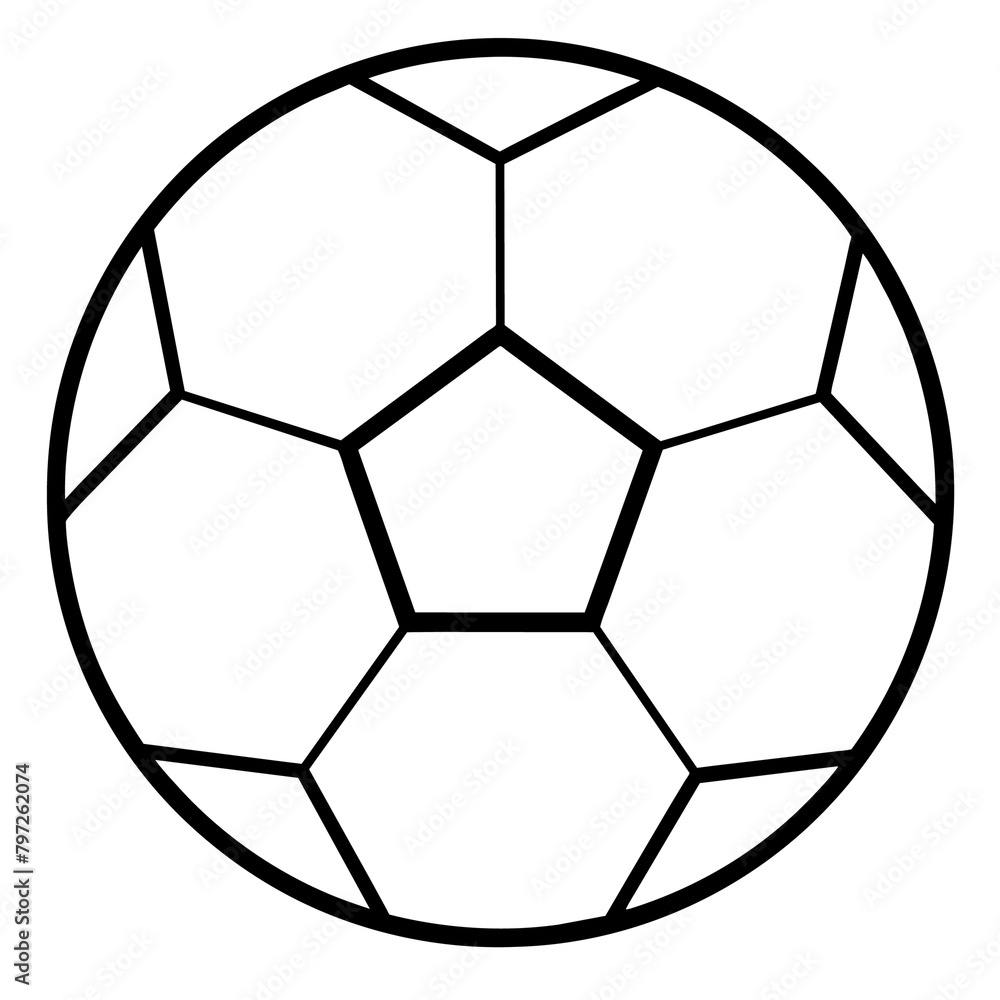 Soccer ball icon solid white background (10) Soccer ball icon solid white background (10)