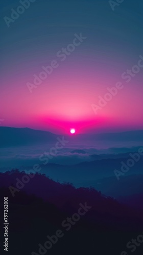 Aesthetic dawn photo outdoors horizon nature.