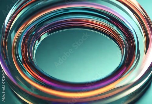 abstract background with circles, colorful circular ring 