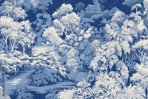 Toile wallpaper of staworth nature plant art.