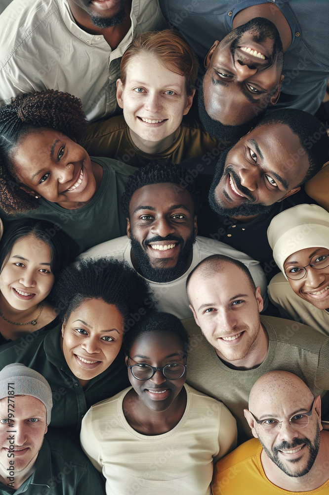 Composite image, collage of a diverse group of multicultural people. Composite image, collage of a diverse group of multicultural people.