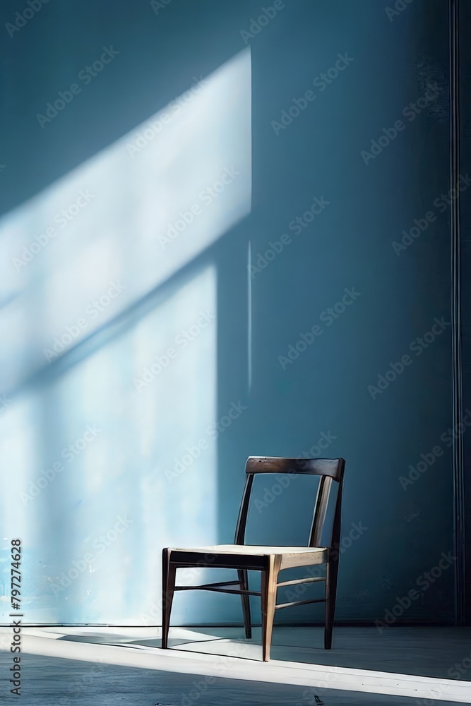 a wall in the interior of the room with chairs a wall in the interior of the room with chairs