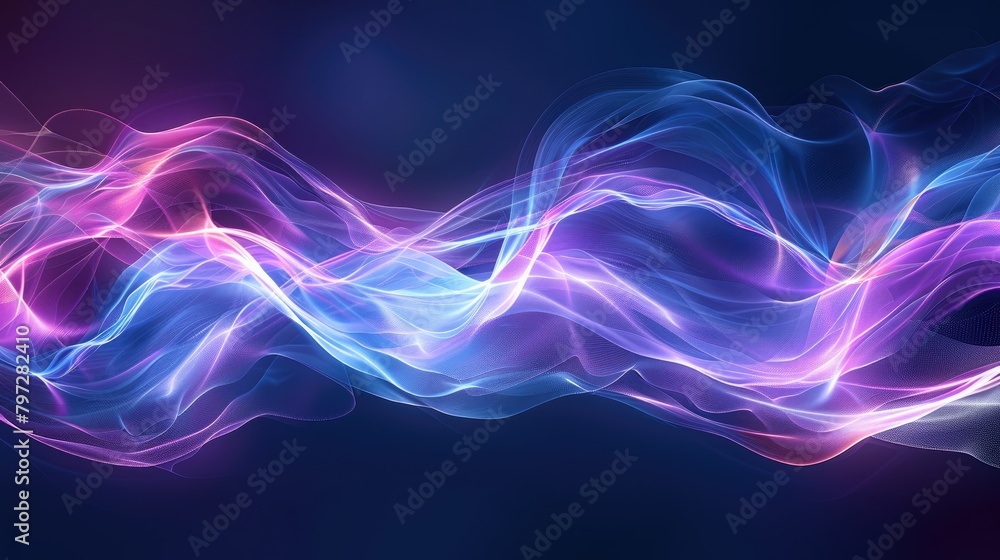 Blue and purple abstract digital art Blue and purple abstract digital art