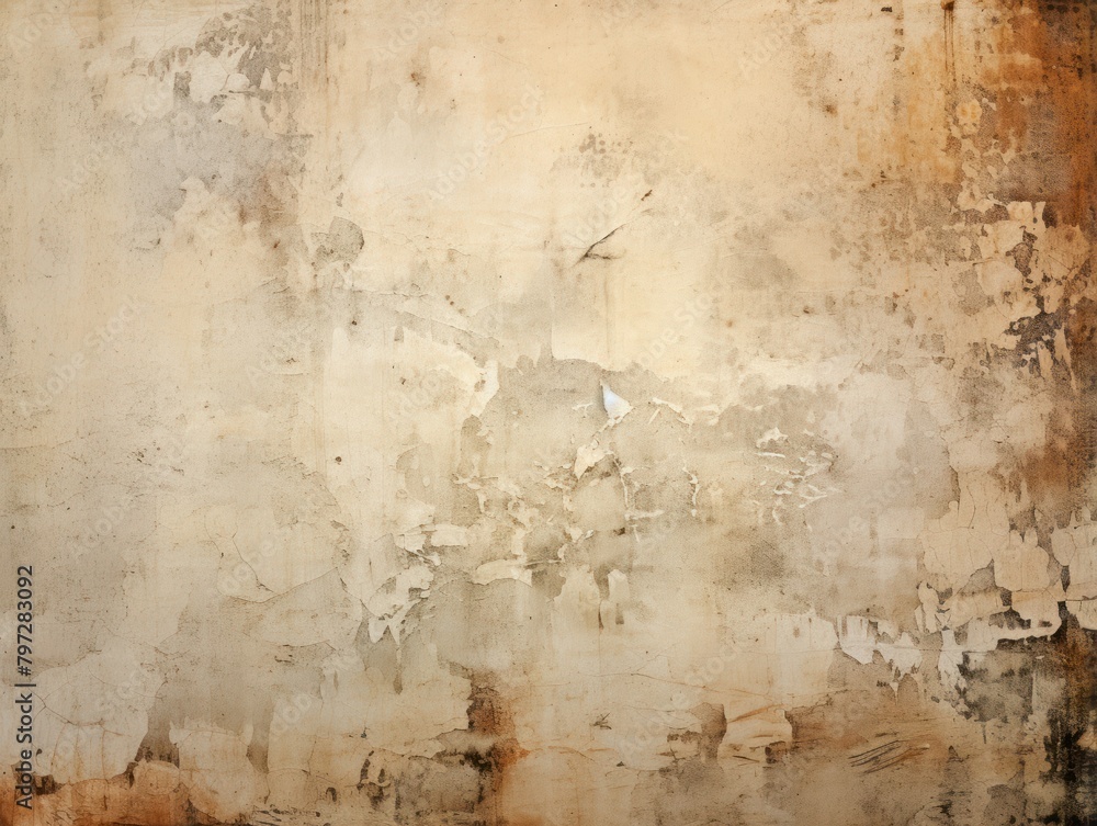 Vintage textured background with peeling paint