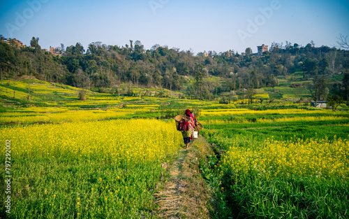 couple walking in the countryside © gorkhe1980