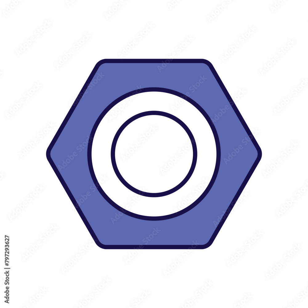 nut icon with white background vector stock illustration nut icon with white background vector stock illustration