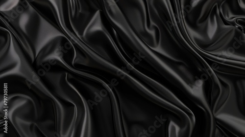 black silk satin background hyper realistic 