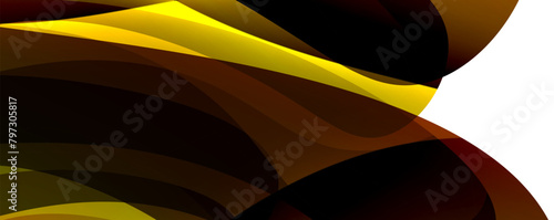 Macro photography close up of a swirling yellow and brown pattern resembling a terrestrial plant or wood grain on a white background, reminiscent of an automotive tire tread design