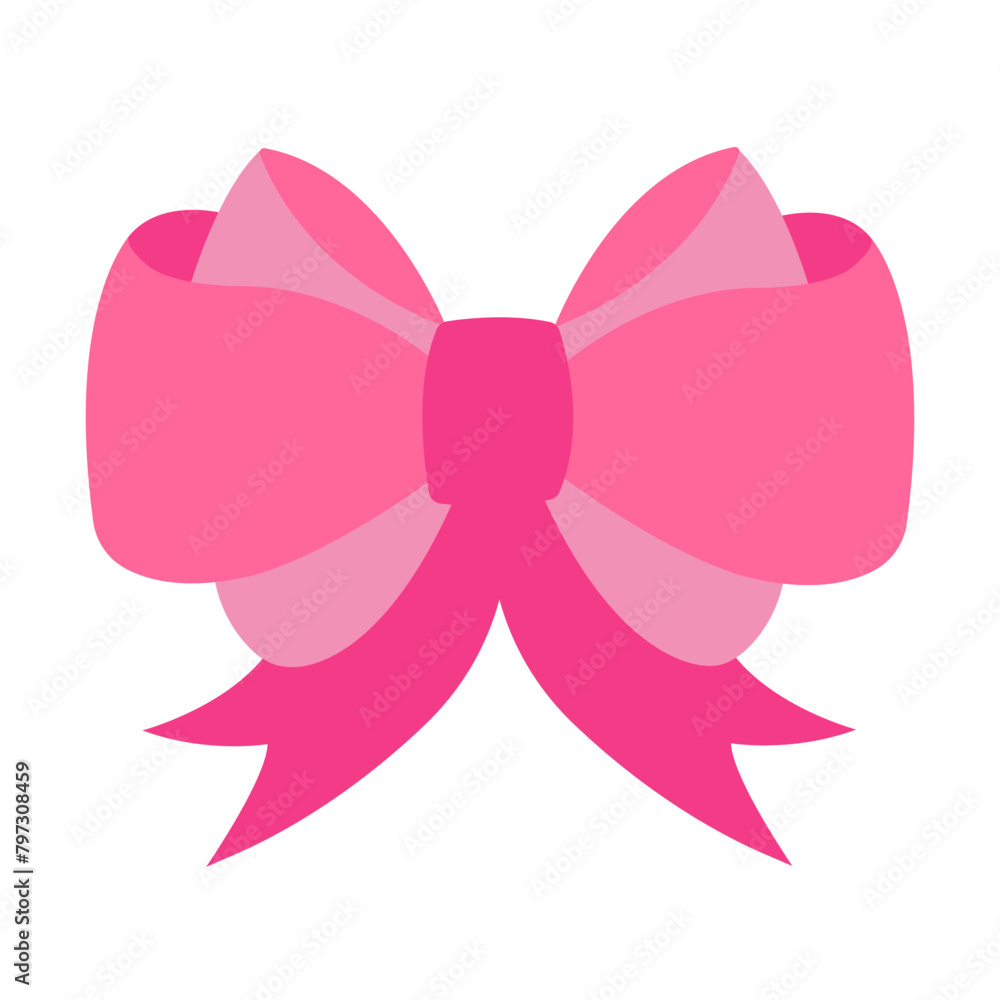 Simple bow icon in trendy flat style isolated on white background. Ribbon symbol for your website design, logo, app, UI. Vector illustration in doodle style EPS10 Simple bow icon in trendy flat style isolated on white background. Ribbon symbol for your website design, logo, app, UI. Vector illustration in doodle style EPS10