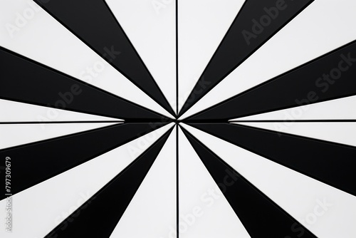 a black and white triangle pattern