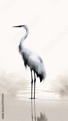 Bird animal heron stork. photo