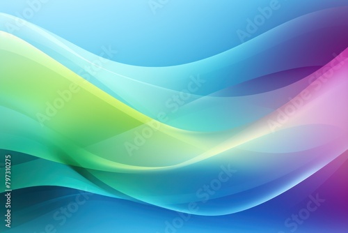 a colorful background with waves