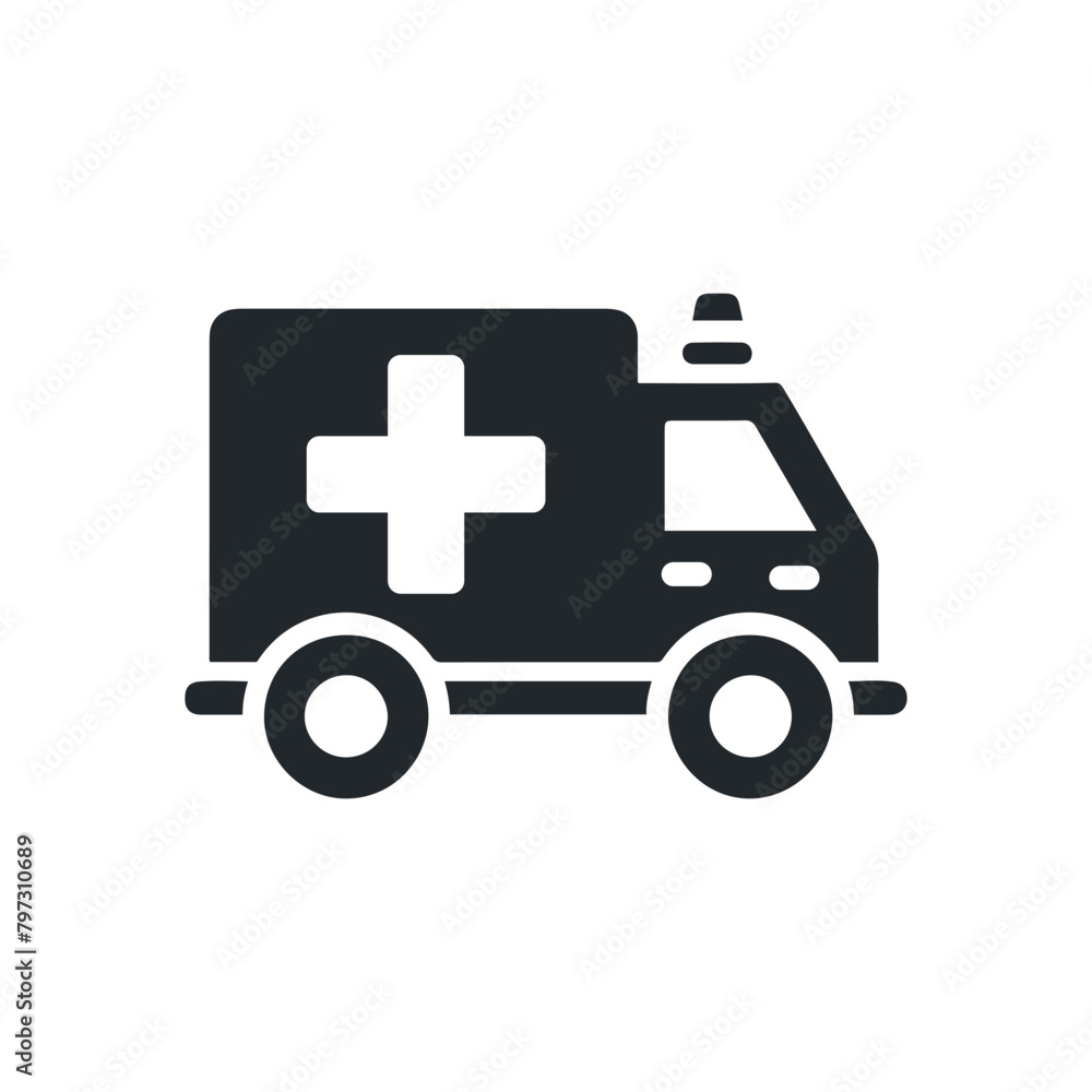 Ambulance Icon vector Ambulance Icon vector