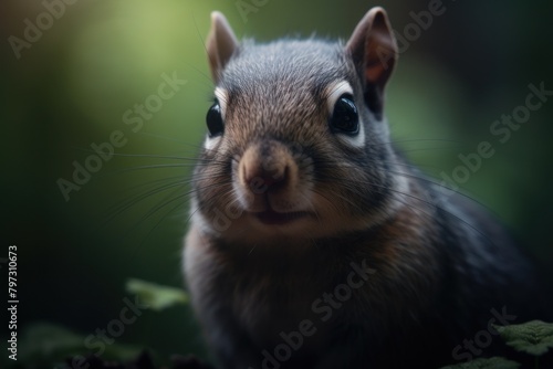a close up of a squirrel photo
