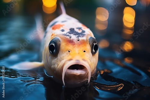 a fish with a mouth open
