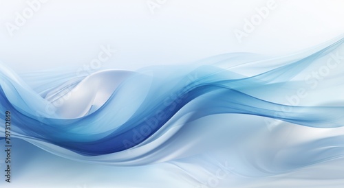 a blue and white wavy background