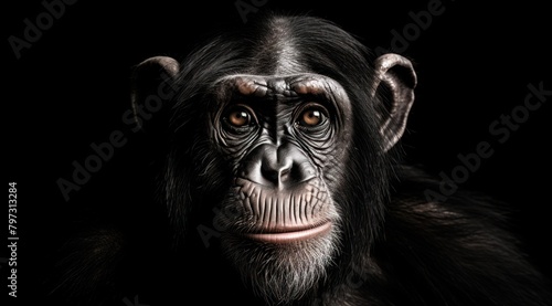 a close up of a monkey © Balaraw
