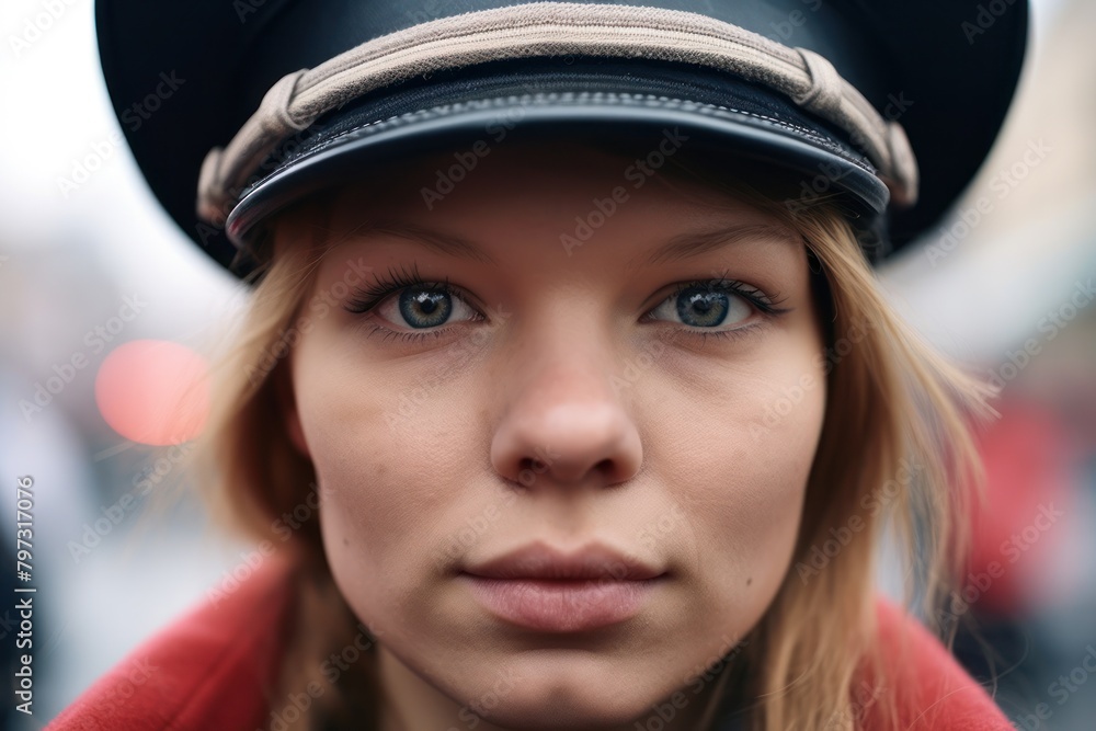 a woman wearing a hat a woman wearing a hat