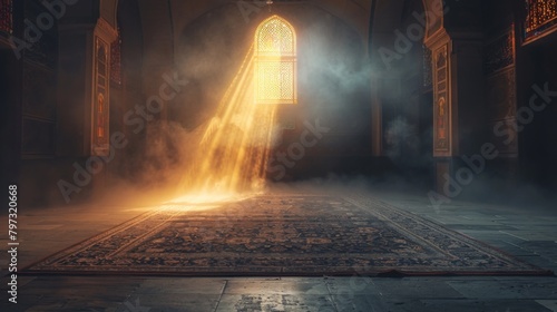 A beautiful muslim praying mat
