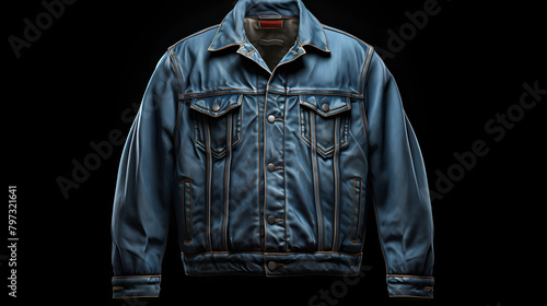 Denim Jacket Fashion Icon 3d
