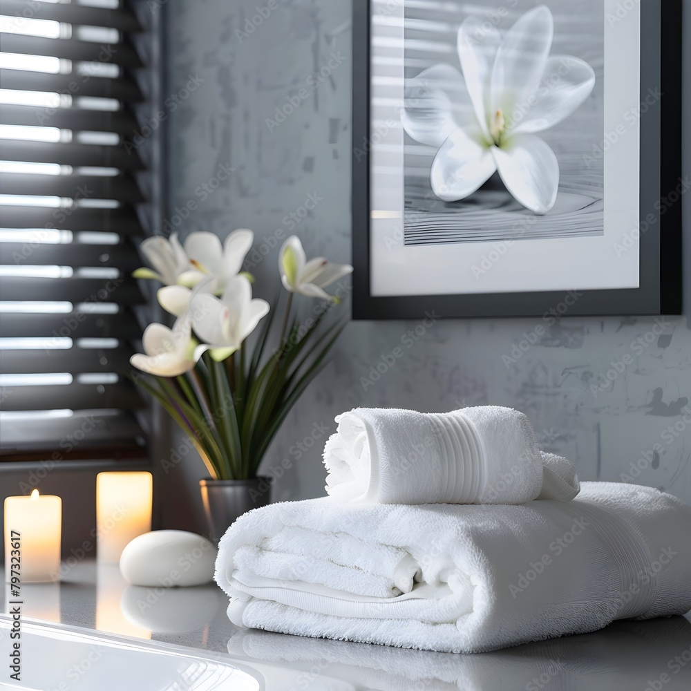 Soft and Luxurious Towels and Robes Promote Relaxing Spa Experience for Clients