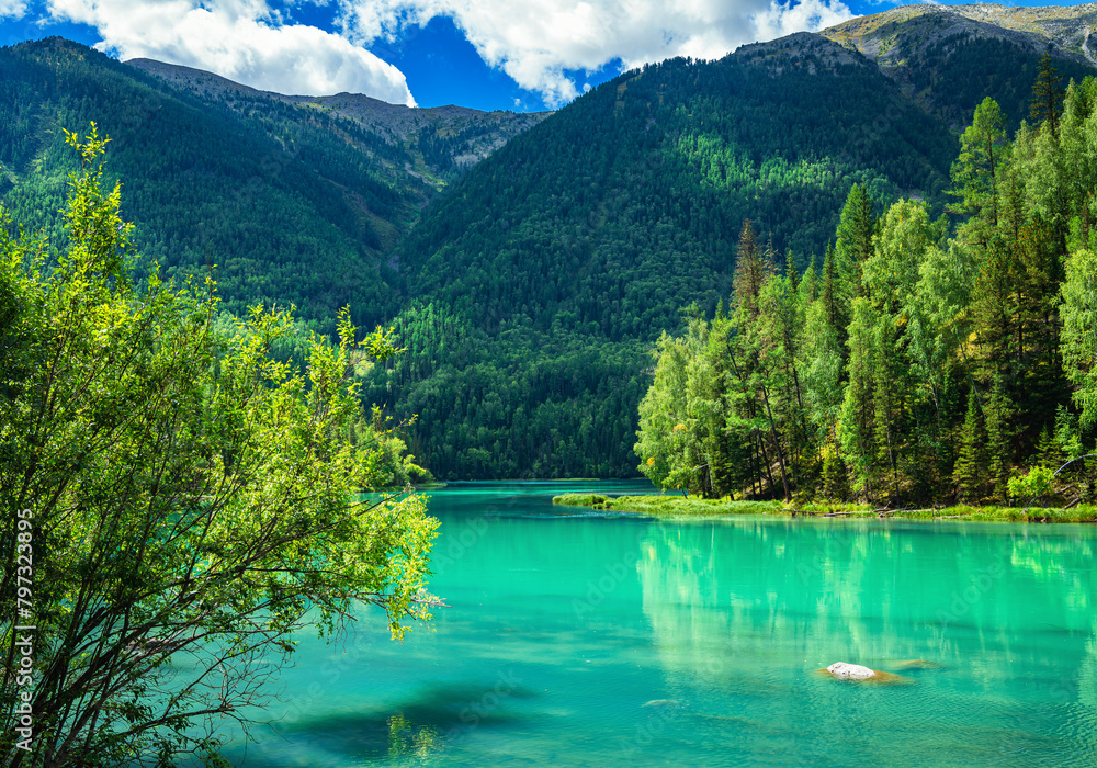 Scenery of Kanas Scenic Area in Altay Region, Xinjiang, China