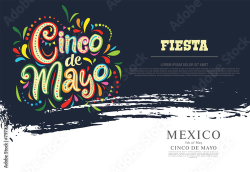 Cinco de Mayo, fiesta, vector graphic design