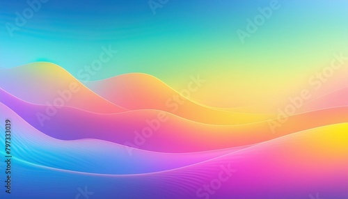 Vivid Dreamscape: Smooth Transitions of Iridescent Tones