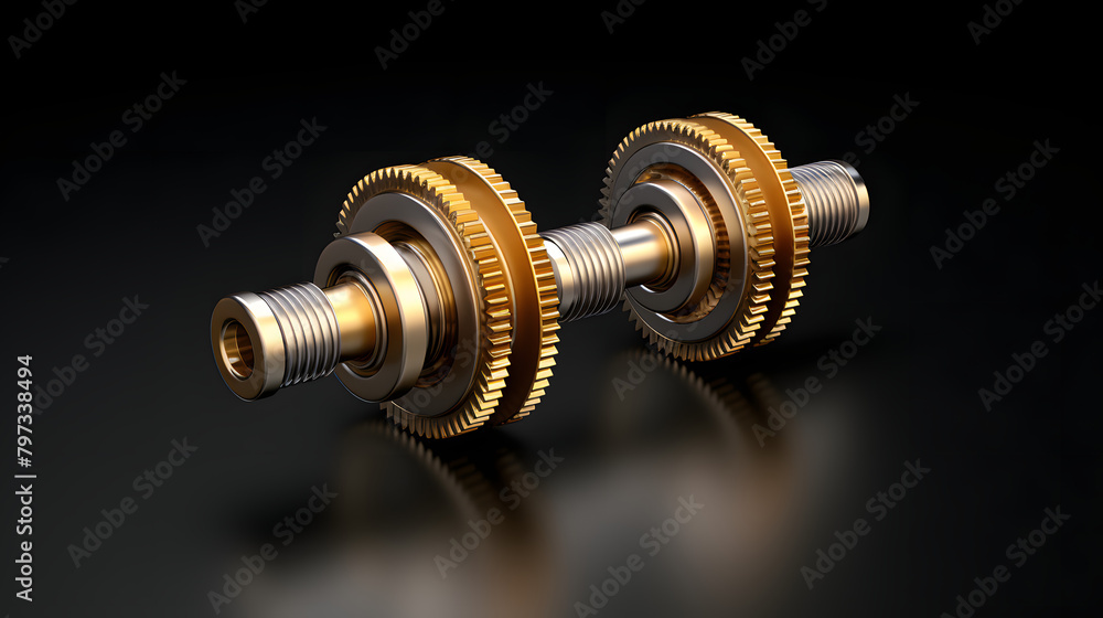 Axle mechanic icon 3d Axle mechanic icon 3d