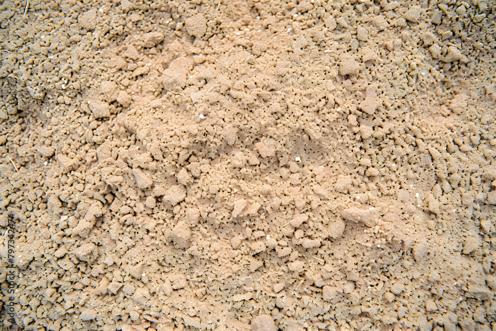 Sand background closeup