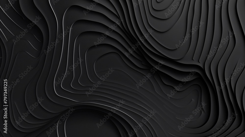 Abstract of black space, twisted shape, architecture details, Perspective of future building design. 3D rendering. Abstract of black space, twisted shape, architecture details, Perspective of future building design. 3D rendering.