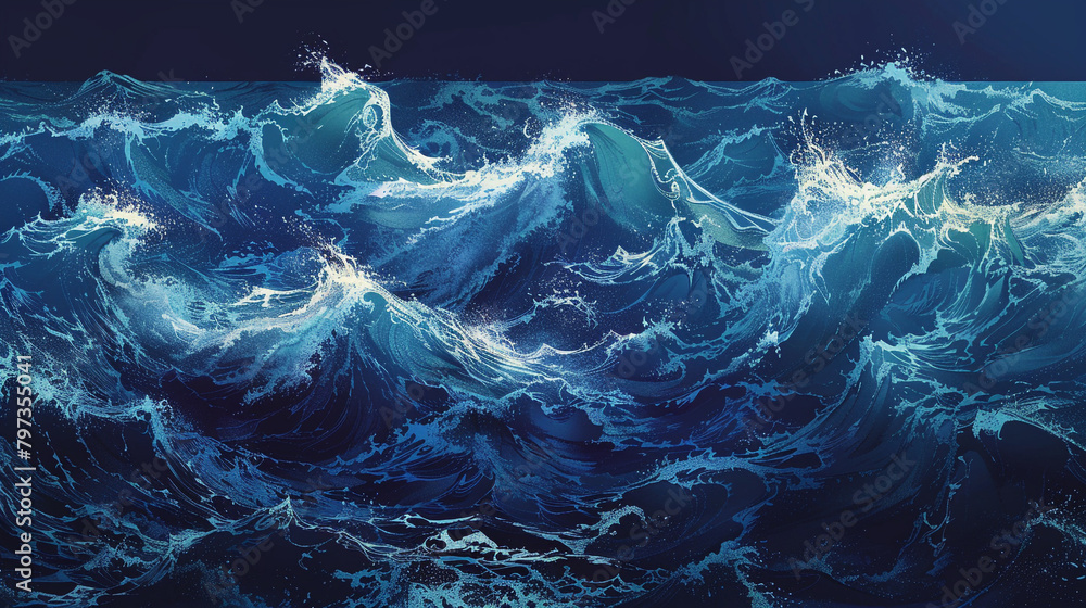 Fototapeta premium abstract blue background