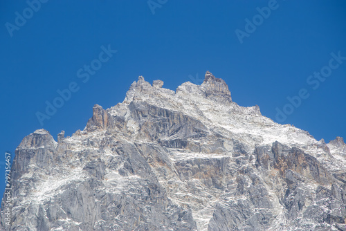 snow covered mountain