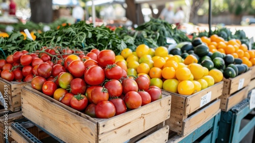 Farmers  markets bustled with activity  offering an abundance of fresh fruits and vegetables ripe for the picking.