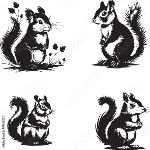 set of squirrels
