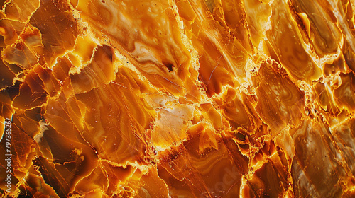 Deep amber marble background with streaks of yellow and burnt orange, giving a warm, glowing effect