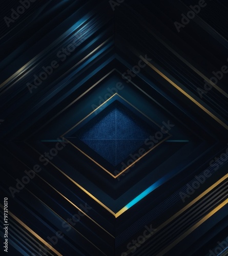 Black background with golden lines