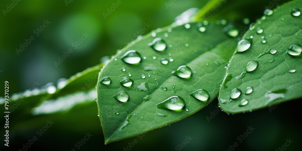 water droplets on a leaf water droplets on a leaf