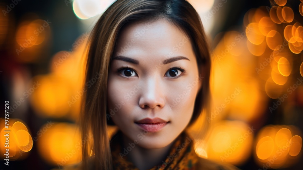 Fototapeta premium a close up of a woman