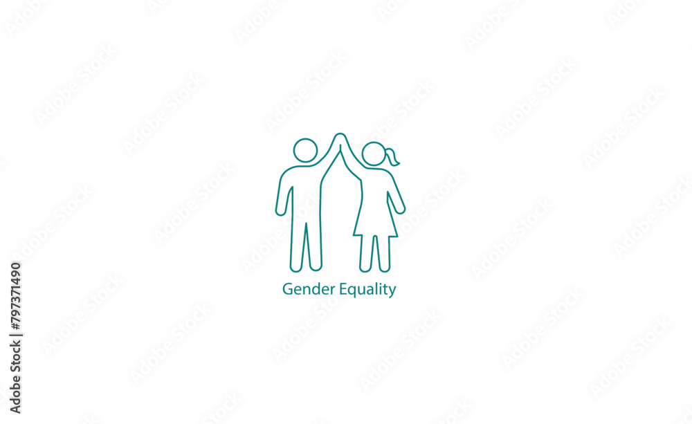 Vector Symbol: Promoting Gender Equality Vector Symbol: Promoting Gender Equality