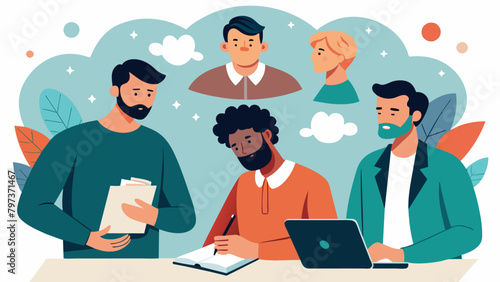 During a workshop on selfreflection in writing the men delve into their past experiences and emotions to create raw and powerful written works..