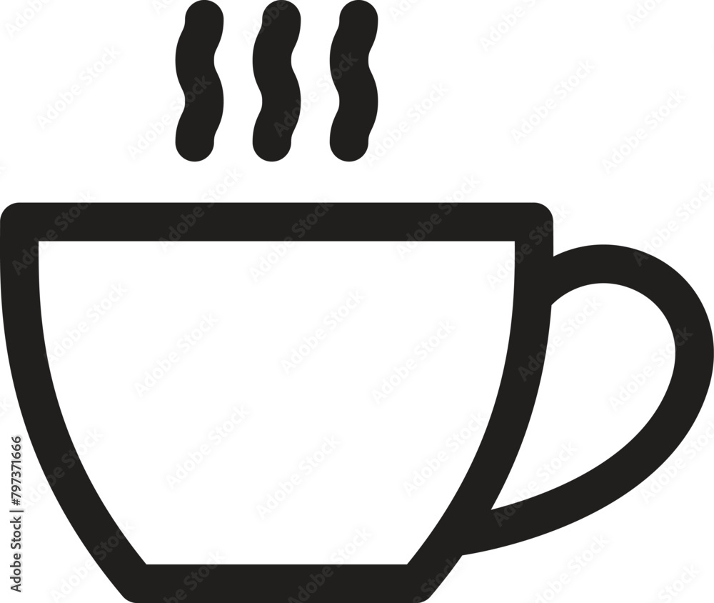 Naklejka premium coffee cup icon