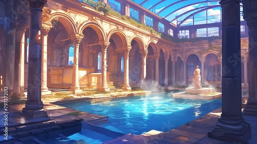 古代ローマ、公衆浴場2 photo